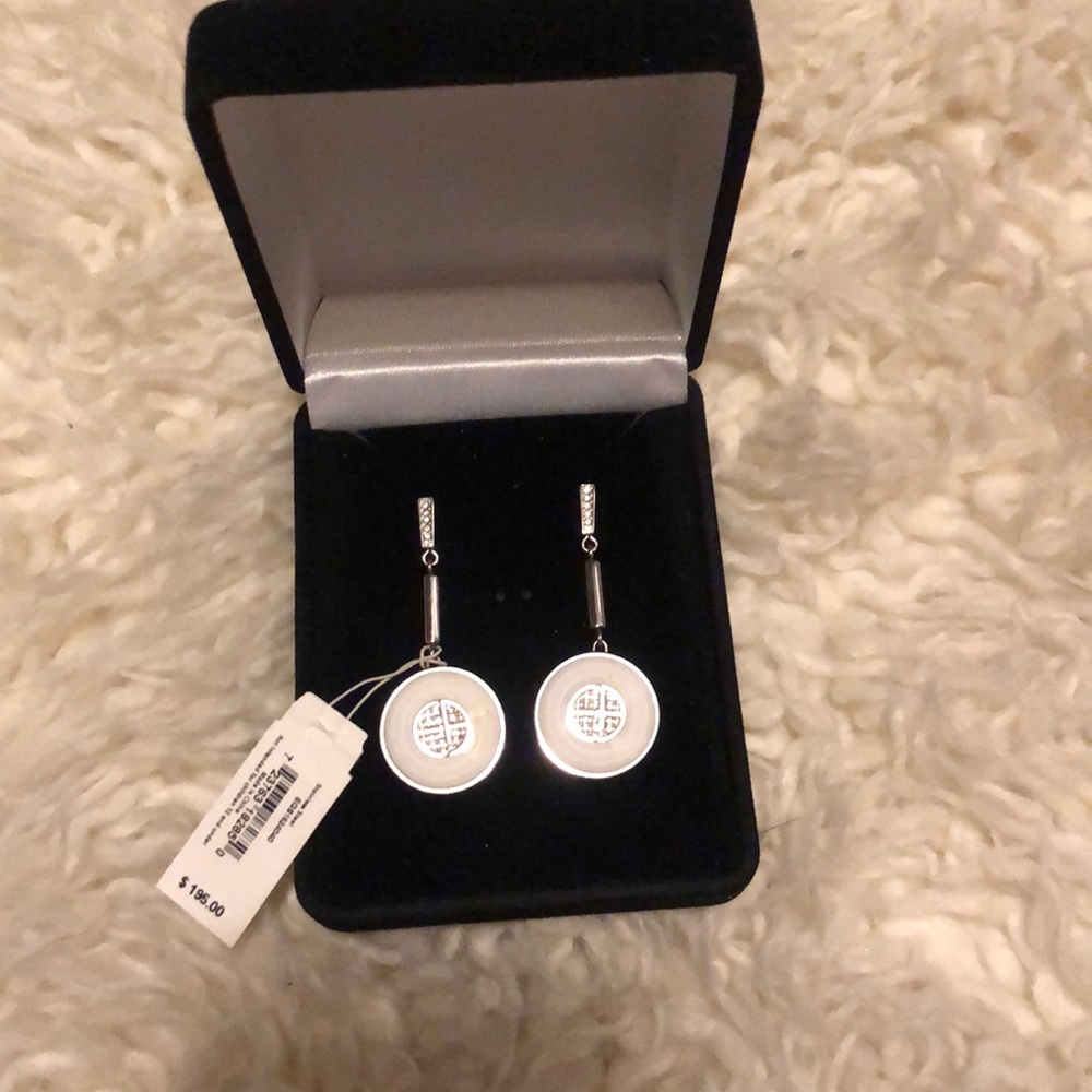 Emporio Armani Diamond Crusted Earrings